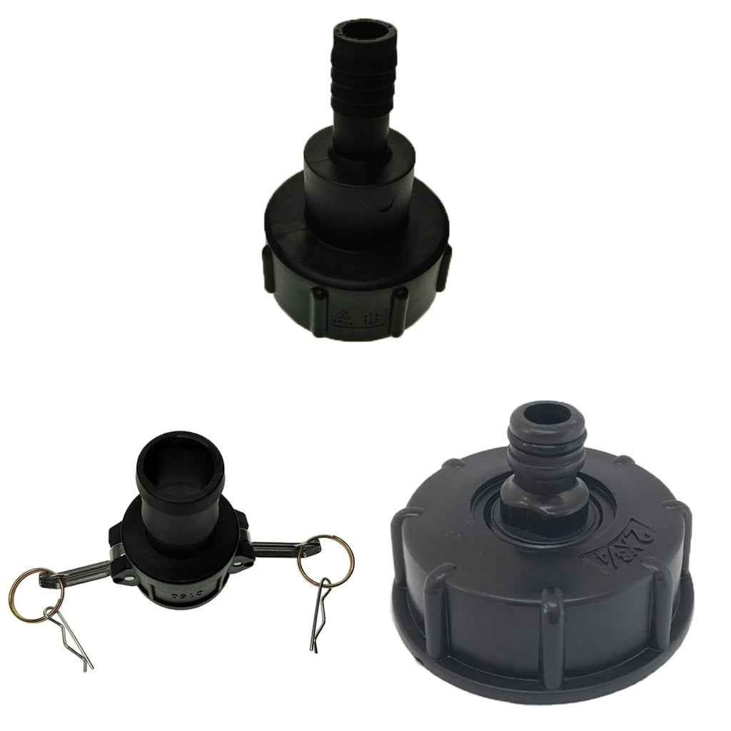 Plastic IBC Tank Adapter Hose Fittings 19mm Export