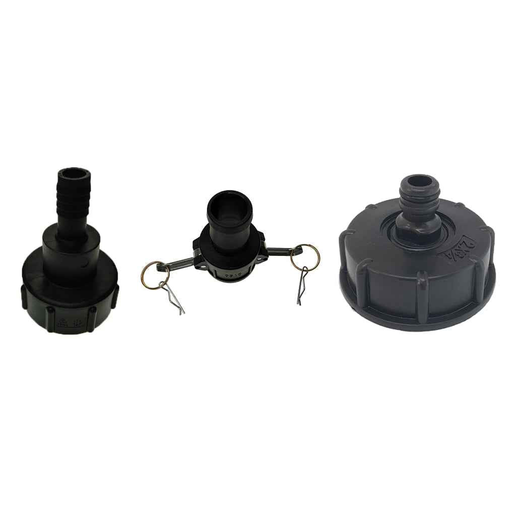 Plastic IBC Tank Adapter Hose Fittings 19mm Export