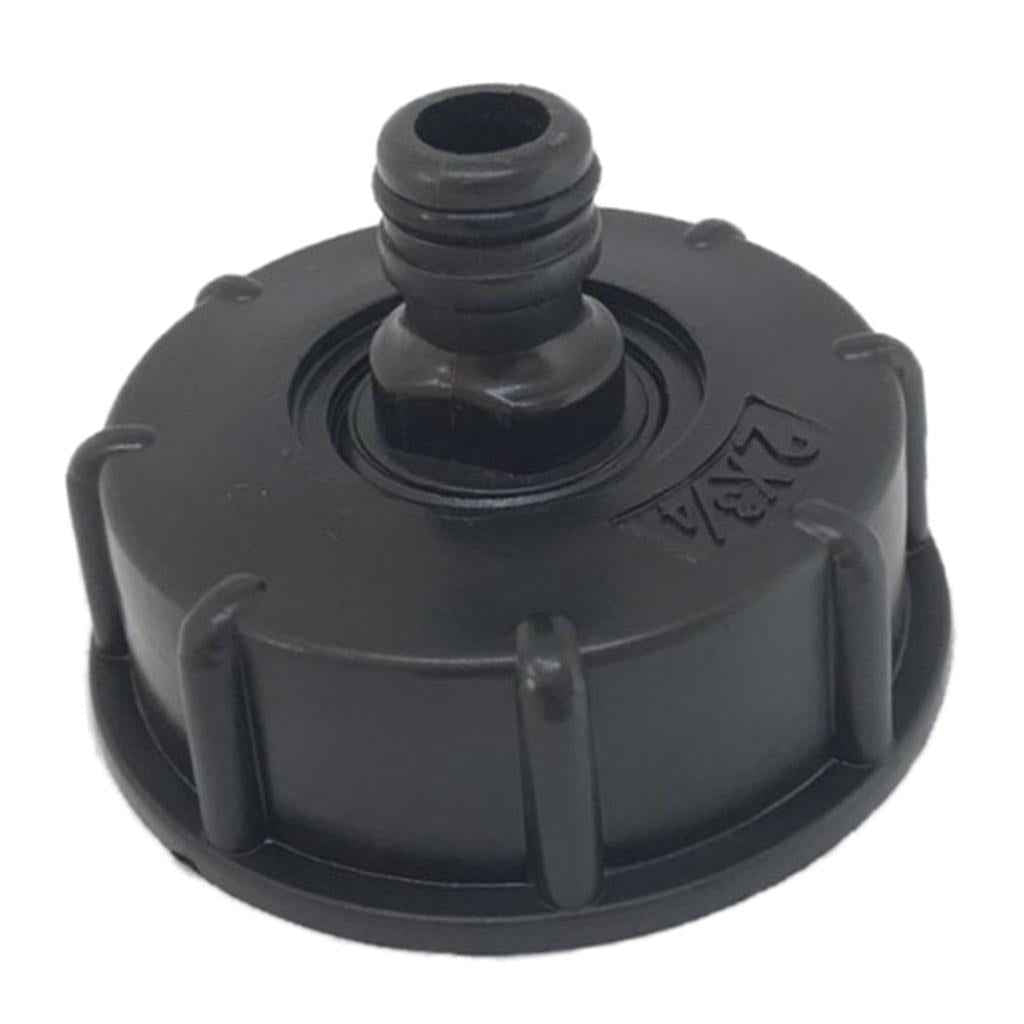 Water Tank Connector Bulkhead Tank Fitting, (2inch to 1/2inch) IBC Tote Tanks Drain Adapters - Coarse Thread