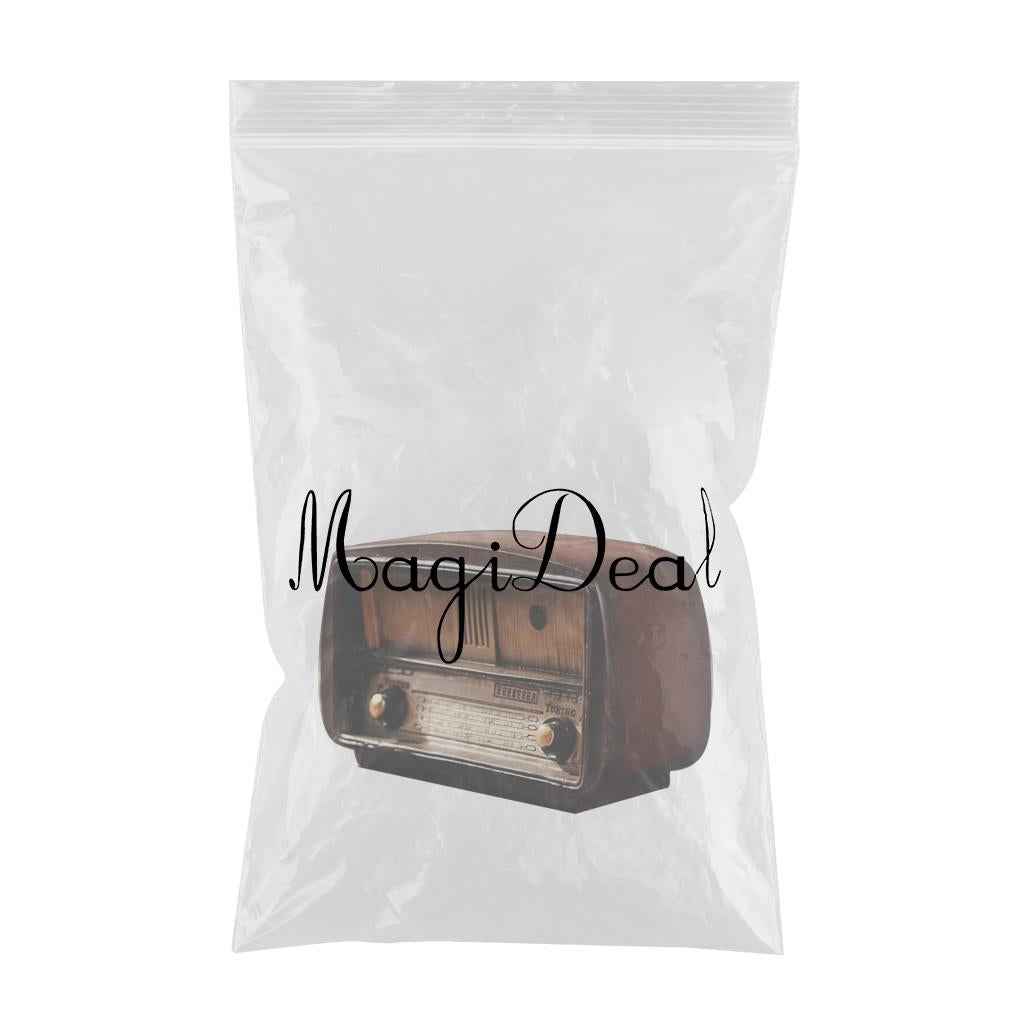 Vintage Style Resin Radio Crafts for Living Room Office Gallery Brown