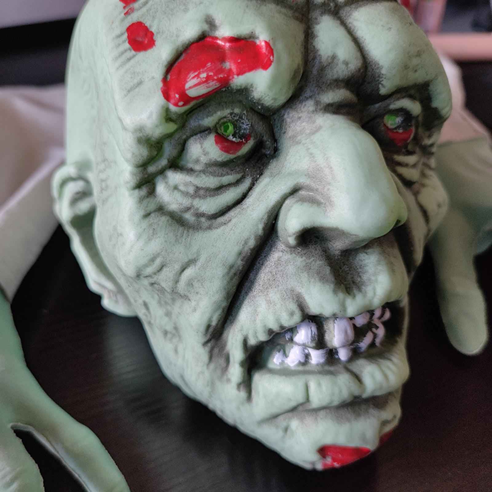 Garden Zombie Decoration Lawn Ornament Statue Yard Graveyard Spooky Decor