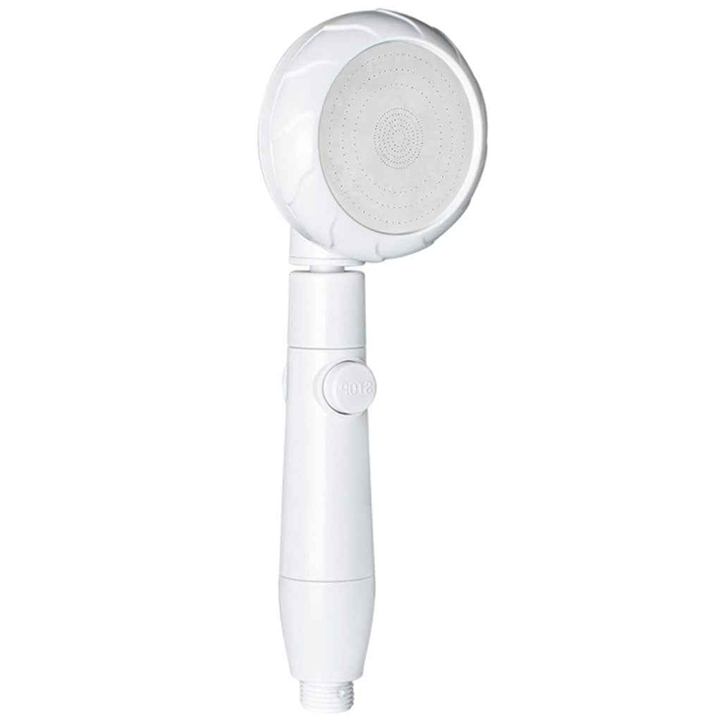 Handheld Shower Head Bathroom Accessories High Pressure Showerhead with Hose White