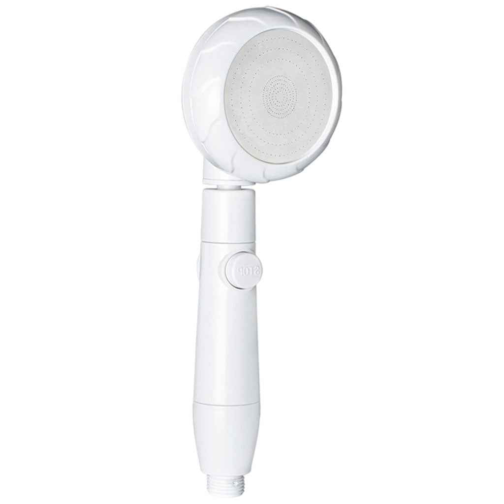 Handheld Shower Head Bathroom Accessories High Pressure Showerhead with Hose White