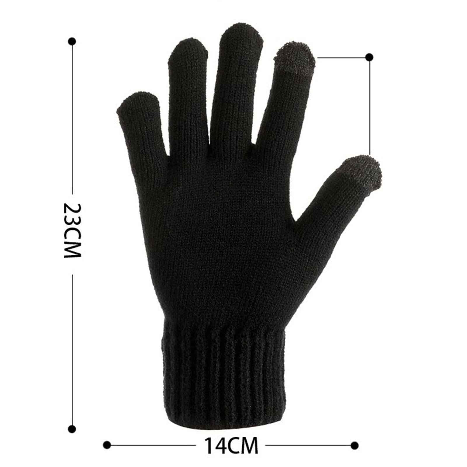 USB Heating Gloves Electric Thermal Hand Warmer for Working Hiking Cycling Black