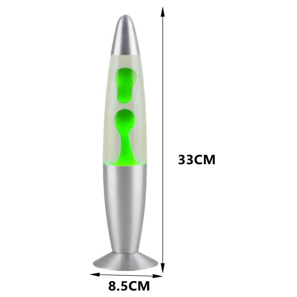 Creative Lava Lamp Nursery Lamp Bedside Night Light Home Decor EU Green