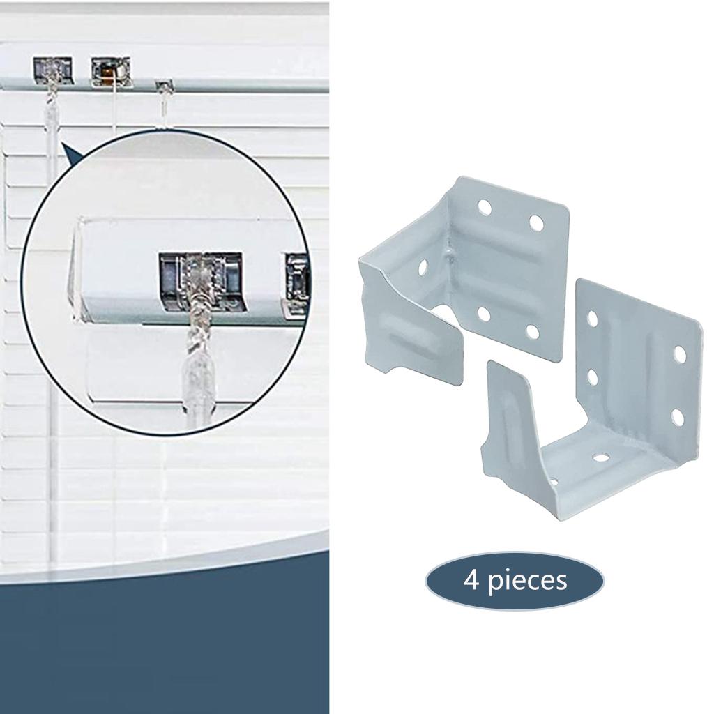 3x4x Durable Blinds Center Support Bracket Iron Holder for Wood Faux Blinds