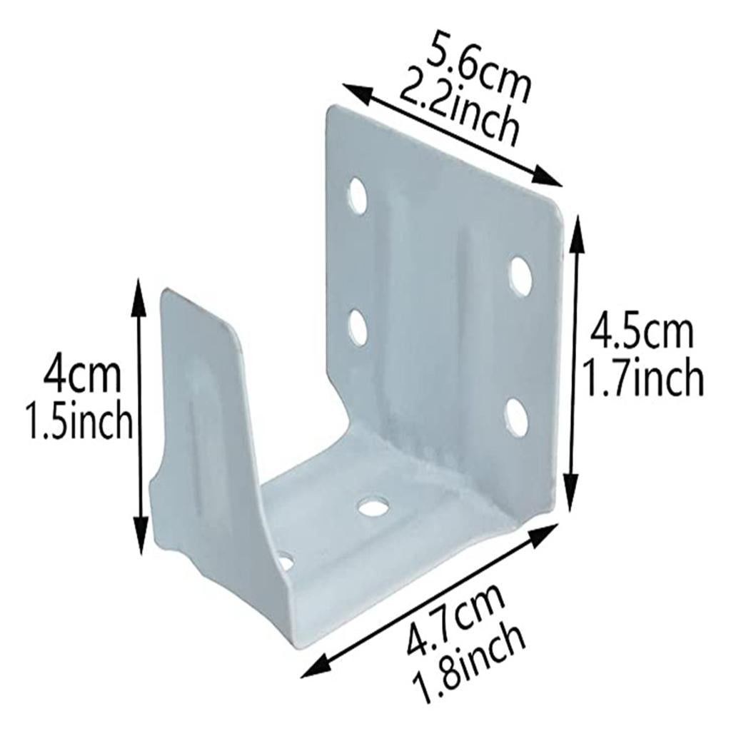 4x4x Durable Blinds Center Support Bracket Iron Holder for Wood Faux Blinds