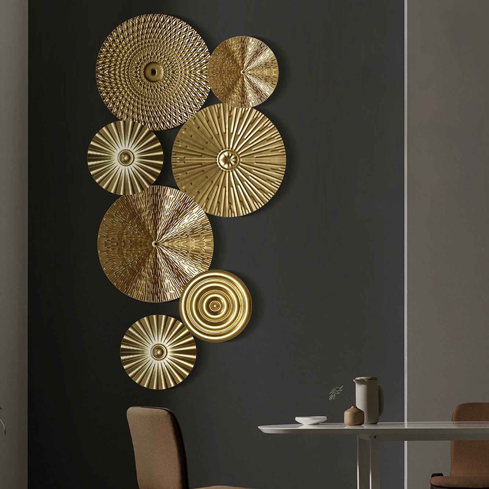 Irregular Wall Mounted Art Wall Hanging Sculpture for Living Room Entryway B