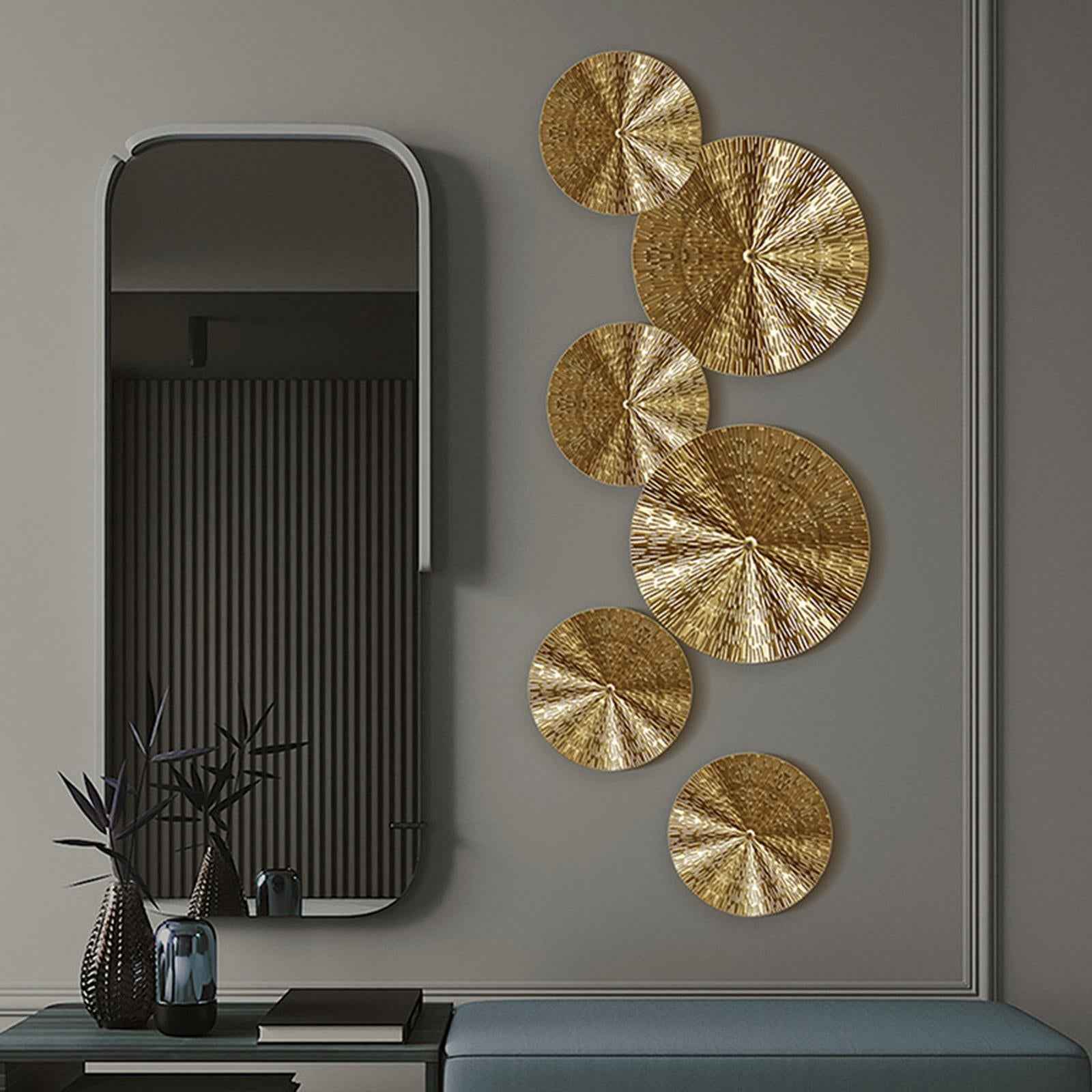 Irregular Wall Mounted Art Wall Hanging Sculpture for Living Room Entryway B