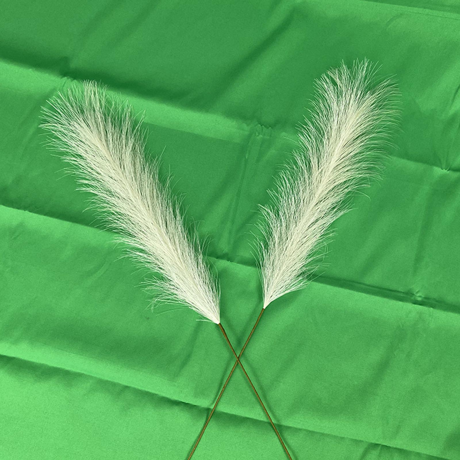 10x Artificial Pampas Grass Bouquet 24 Tall DIY Vase for Home Party Bedroom"