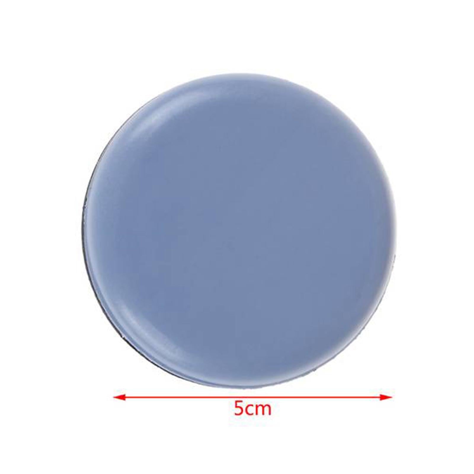 10x Slider Pad Furniture Floor Mat Self Adhesive Chair Leg Pad blue 50mm