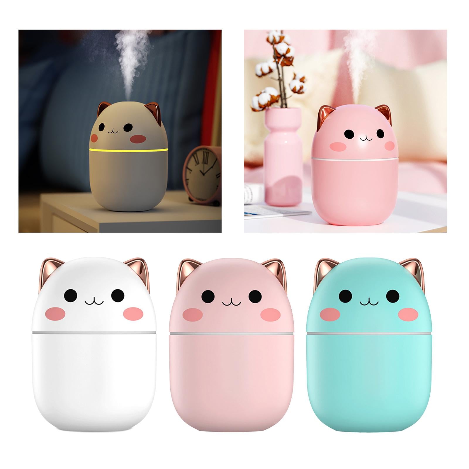 250ml Portable USB Mini Car Home Humidifier Aroma Oil Diffuser Mist Purifier White