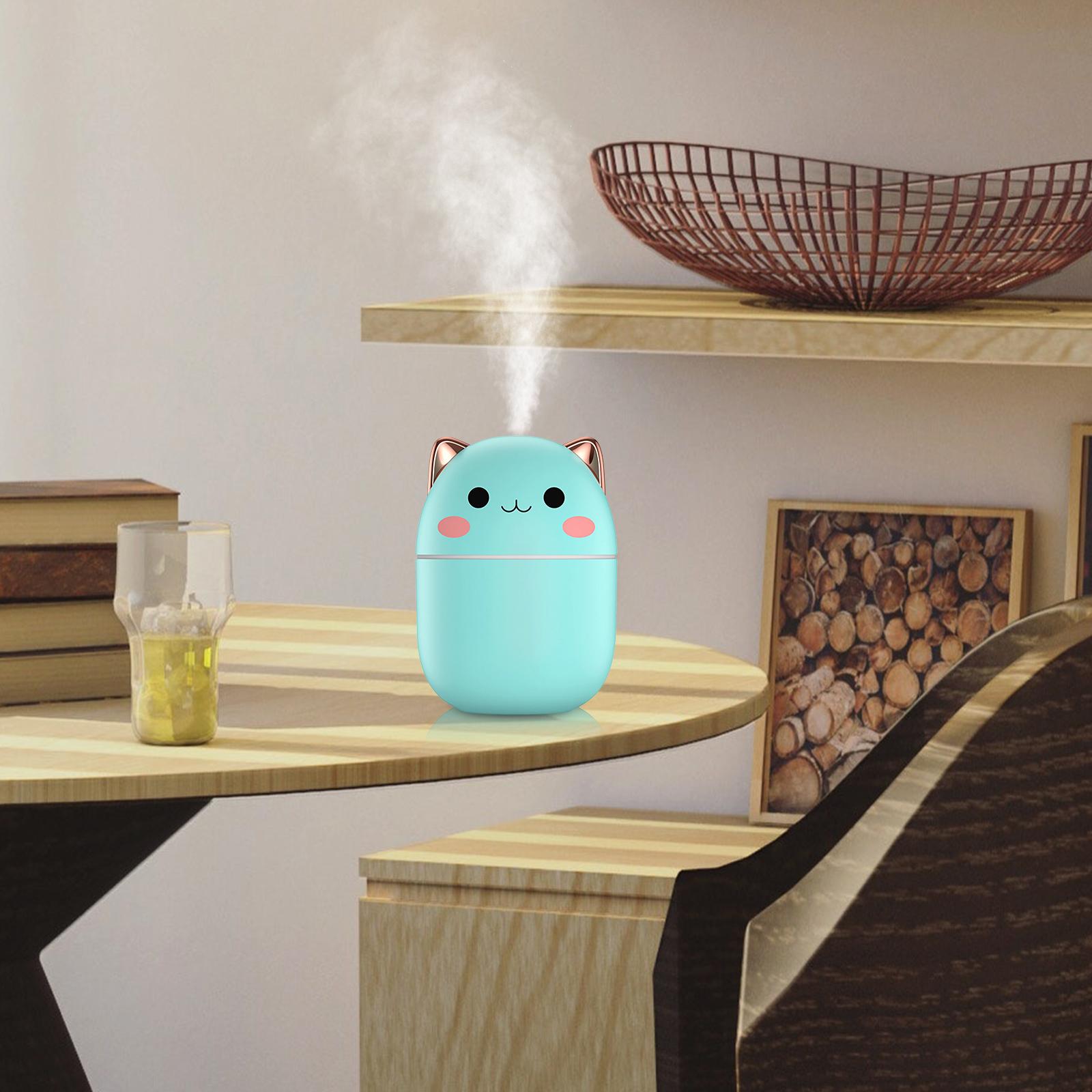 250ml Portable USB Mini Car Home Humidifier Aroma Oil Diffuser Mist Purifier Green