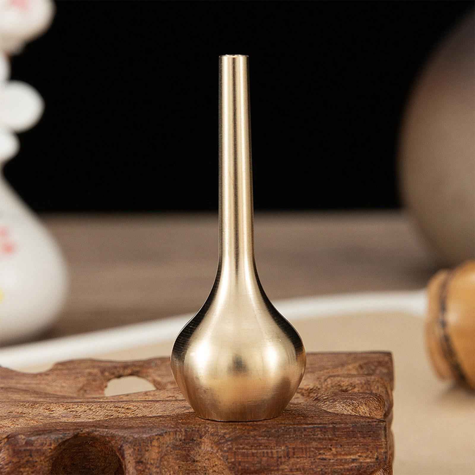 Creative Copper Vase Dry Flower Vase Art Crafts for Tabletop Garden Home B