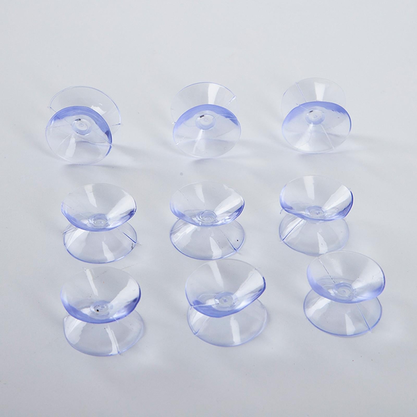 100 Pieces Double Sided Suction Cup Sucker Pad for Table Top Furniture 20mm