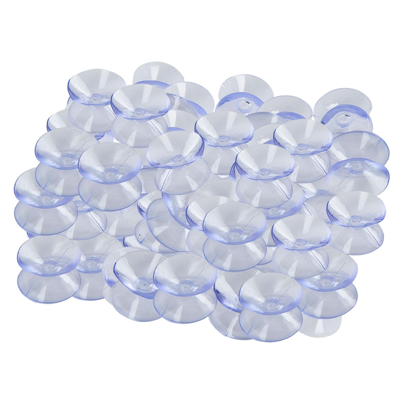 100 Pieces Double Sided Suction Cup Sucker Pad for Table Top Furniture 35mm