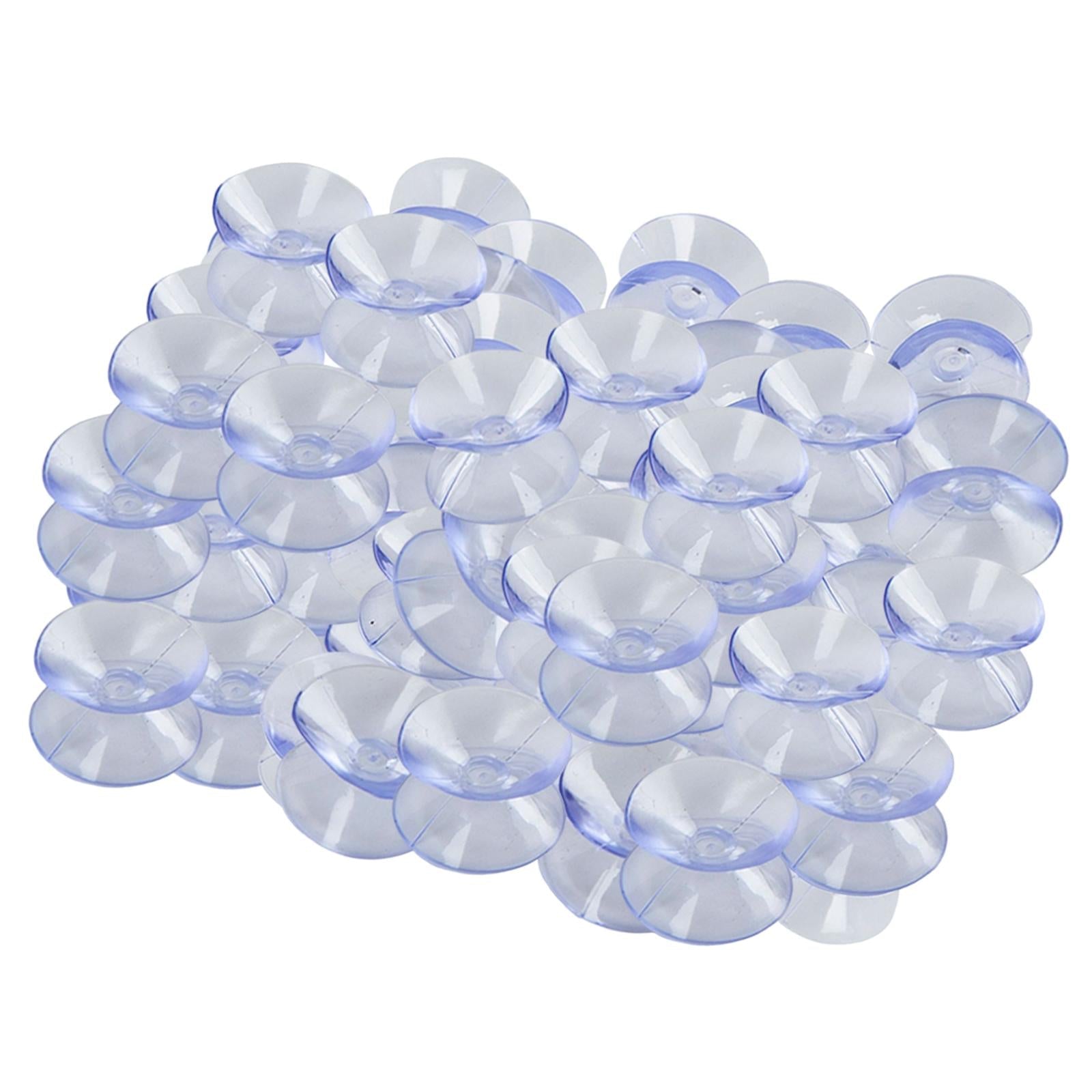 100 Pieces Double Sided Suction Cup Sucker Pad for Table Top Furniture 35mm