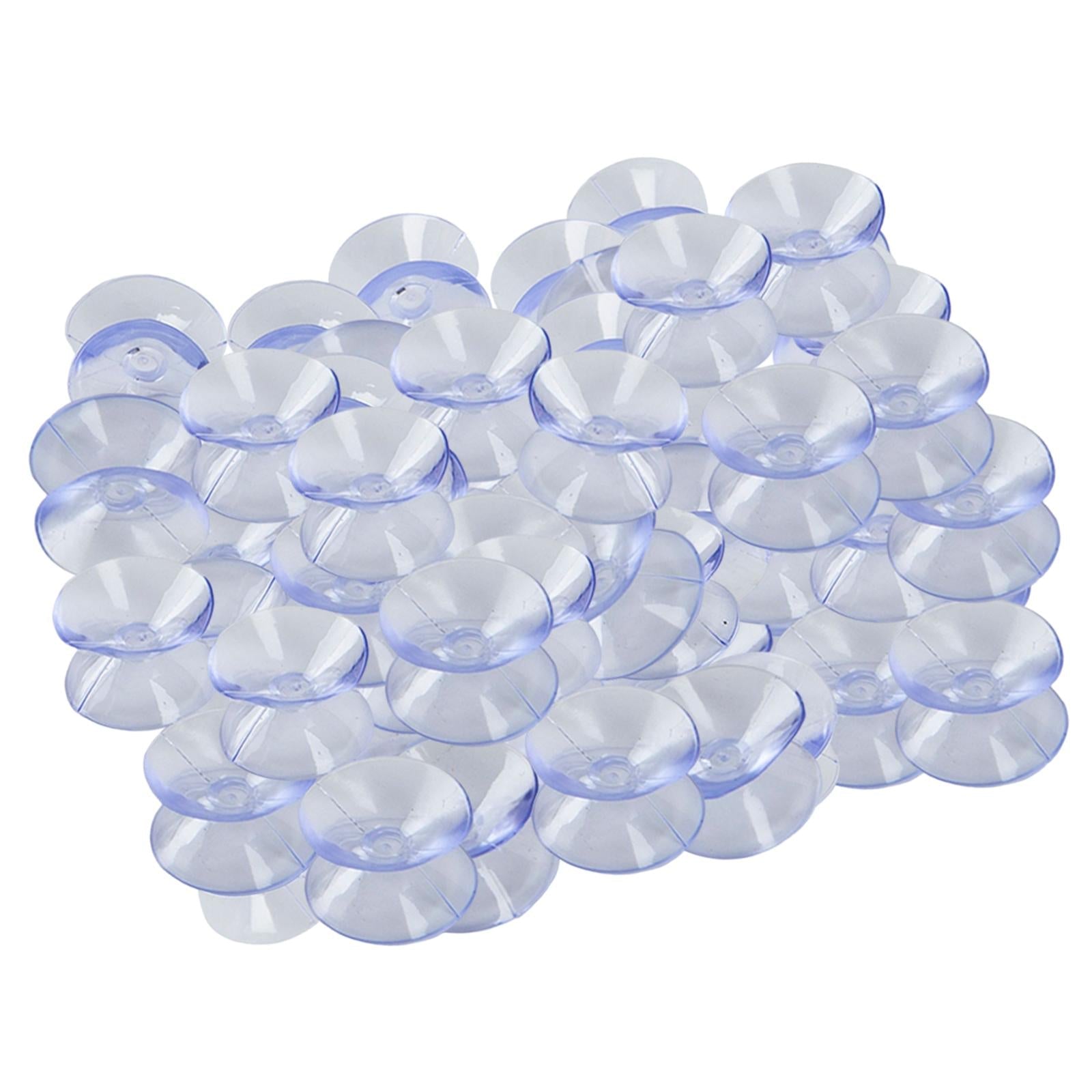 100 Pieces Double Sided Suction Cup Sucker Pad for Table Top Furniture 35mm