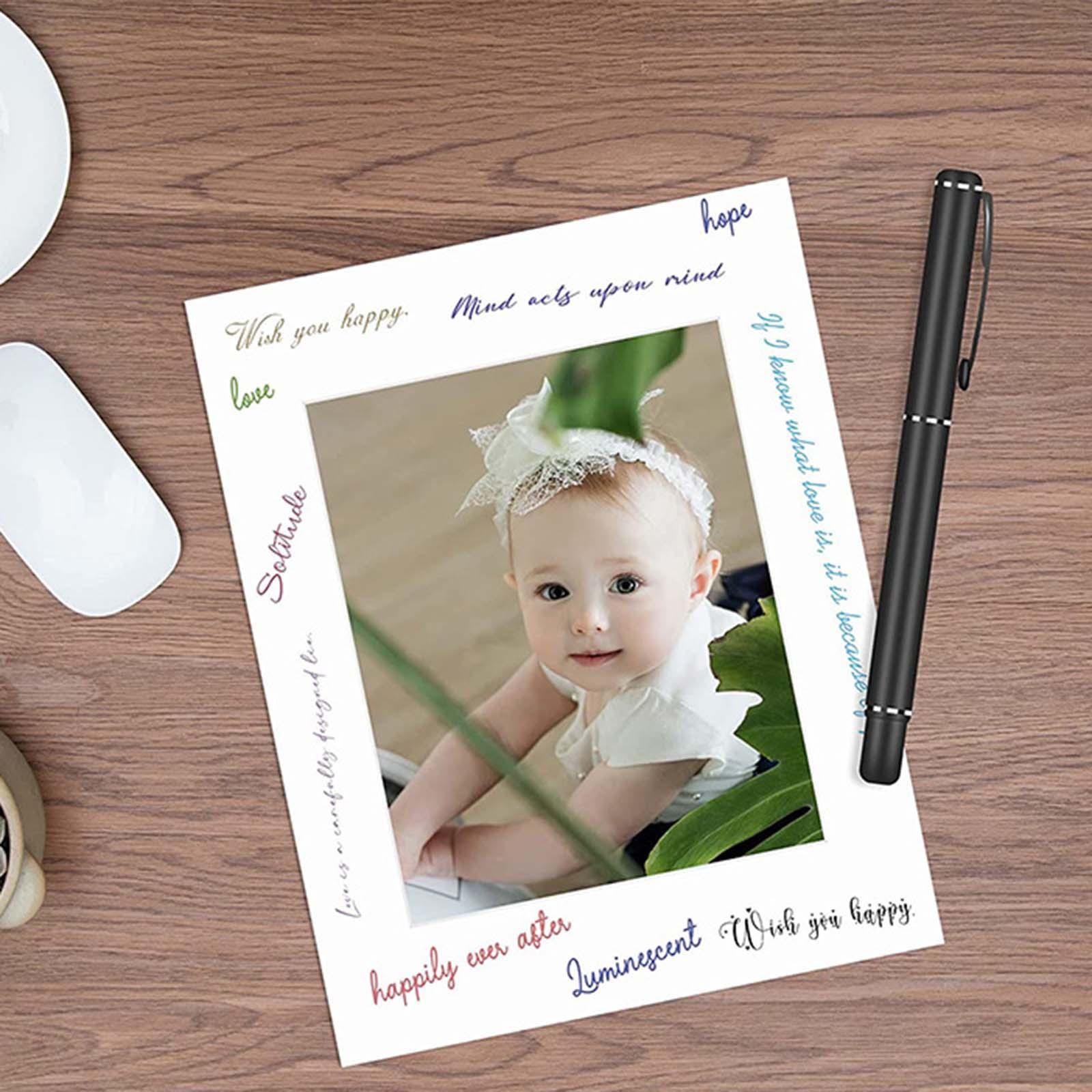 10Pc Pre Cut Mat Board Show Kit Picture Mats 11x14 for 8.5x11 Photo White"