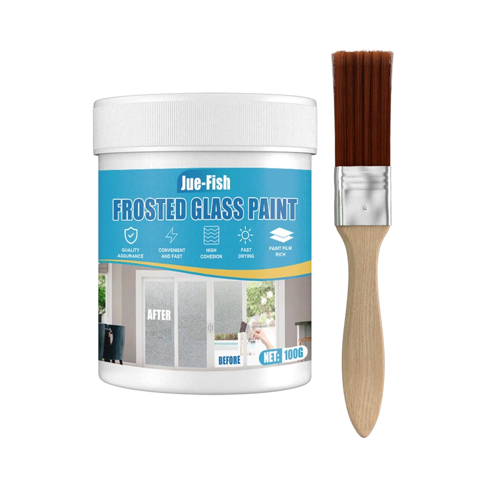 2xWindow Film Frosted Glass Film Paint Matt Frosted Effect 100G for Office