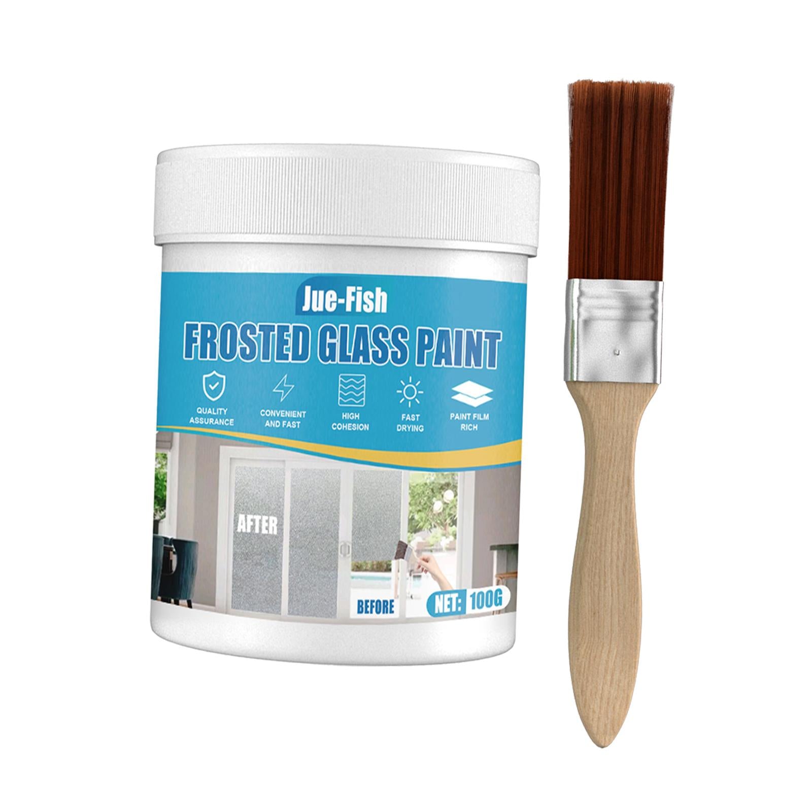 3xWindow Film Frosted Glass Film Paint Matt Frosted Effect 100G for Office
