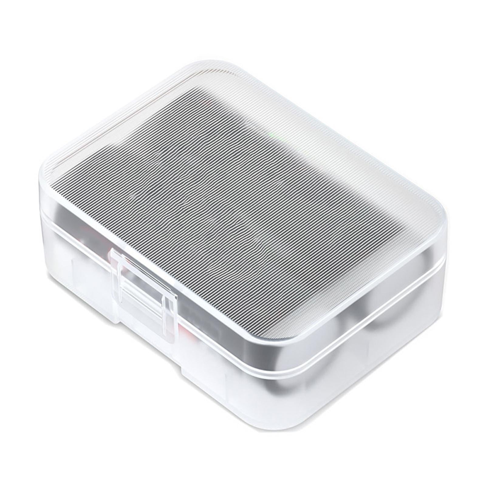 2xPP Plastic Battery Storage Box Waterproof Compact for 16340 18500 Outdoor