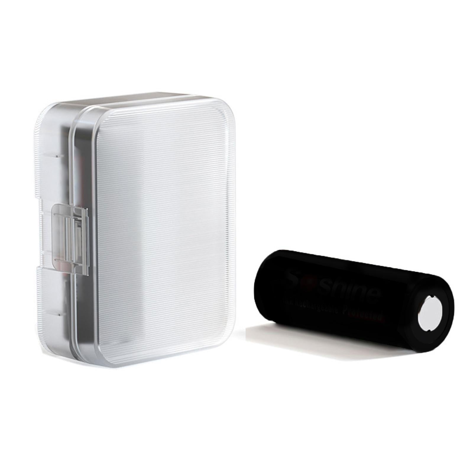 3xPP Plastic Battery Storage Box Waterproof Compact for 16340 18500 Outdoor