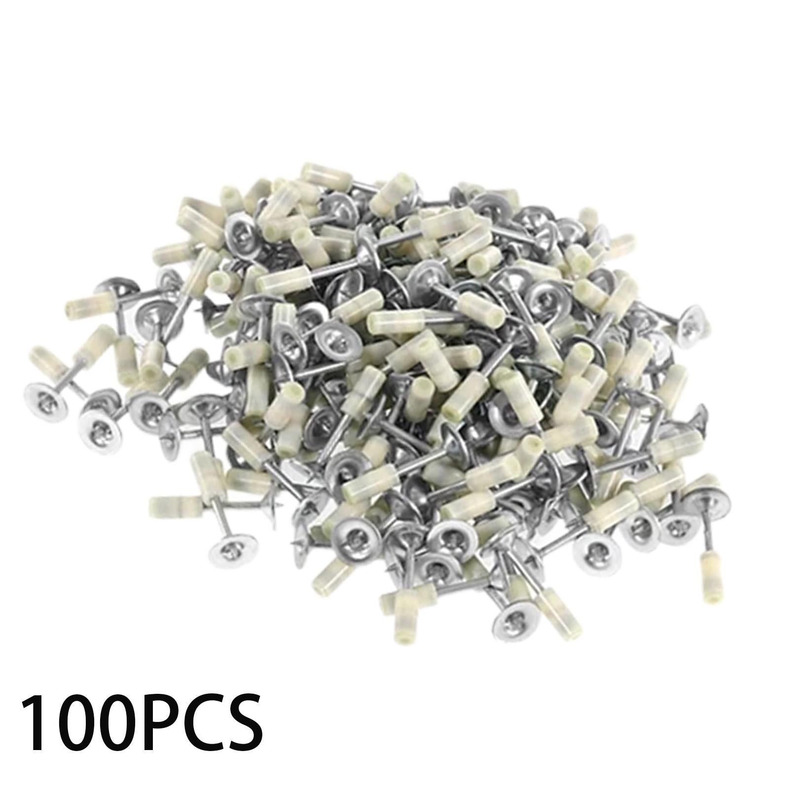 100x Mini Manual Steel Nail Concrete Nailer Ceiling Artifactsteel for DIY