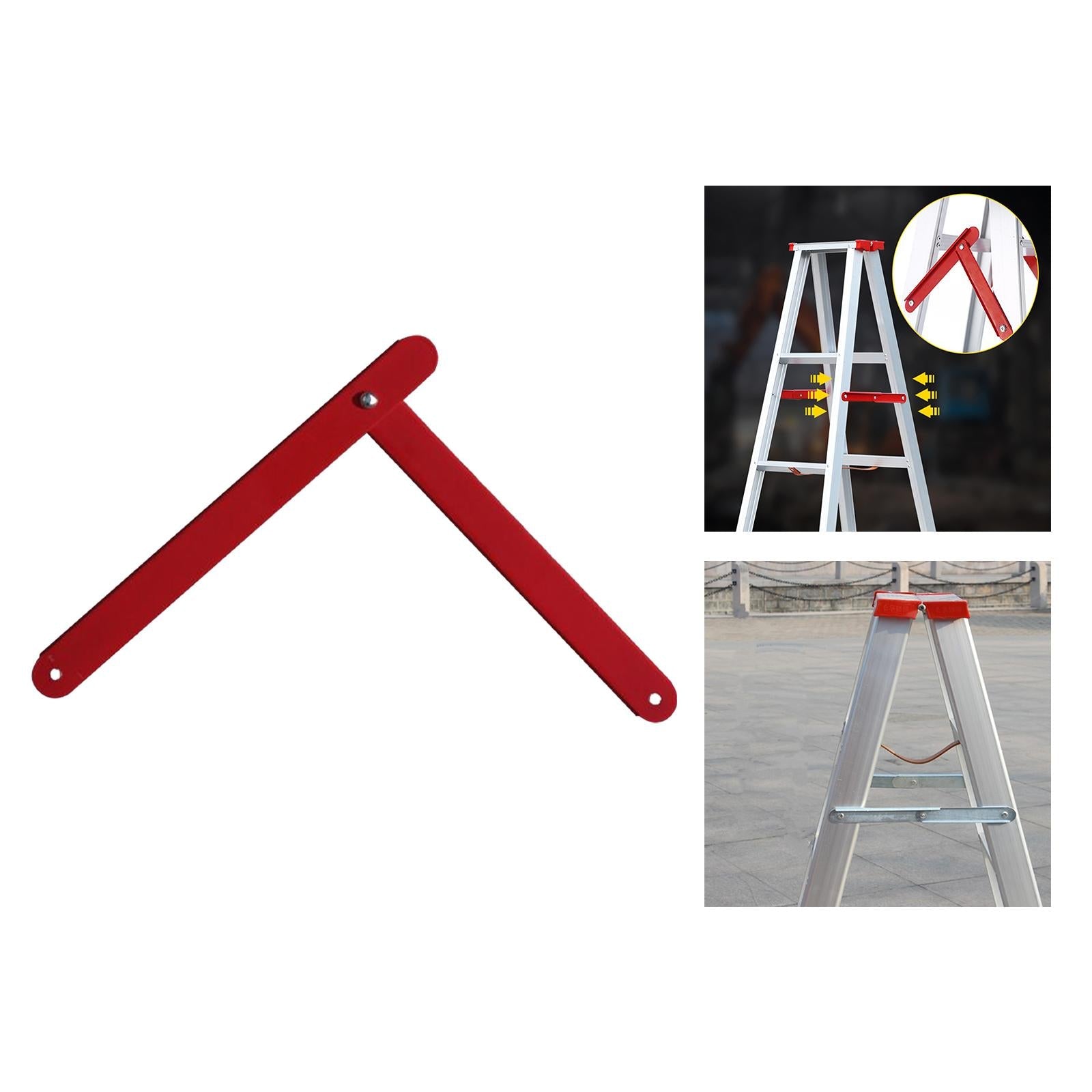 2Pcs Aluminum Step Ladder Hinge Tie Rod for Folding Step Herringbone Ladder 34cm