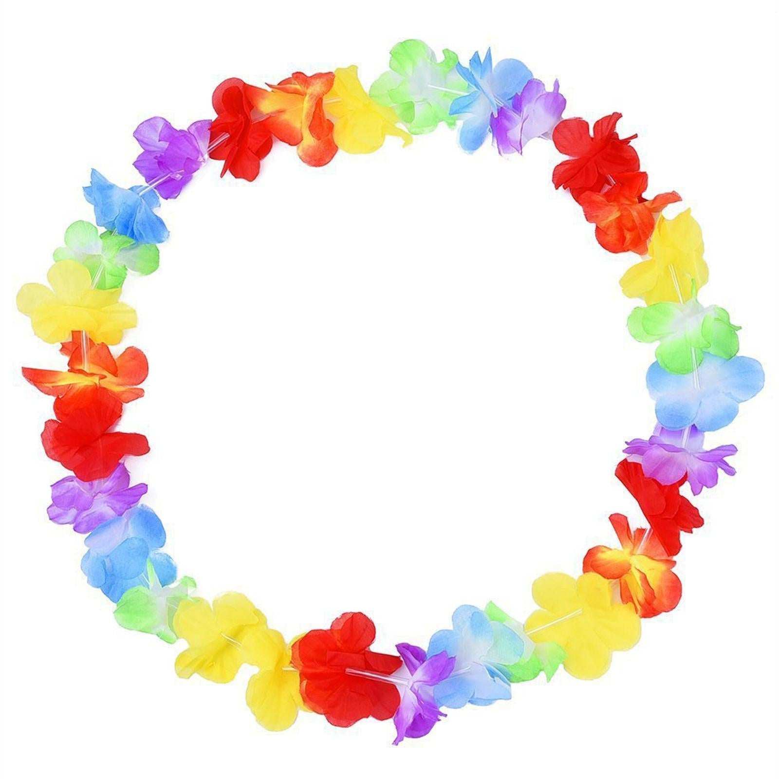 10x Hawaiian Leis Necklace for Event Decoration Fancy Dress Hawaii