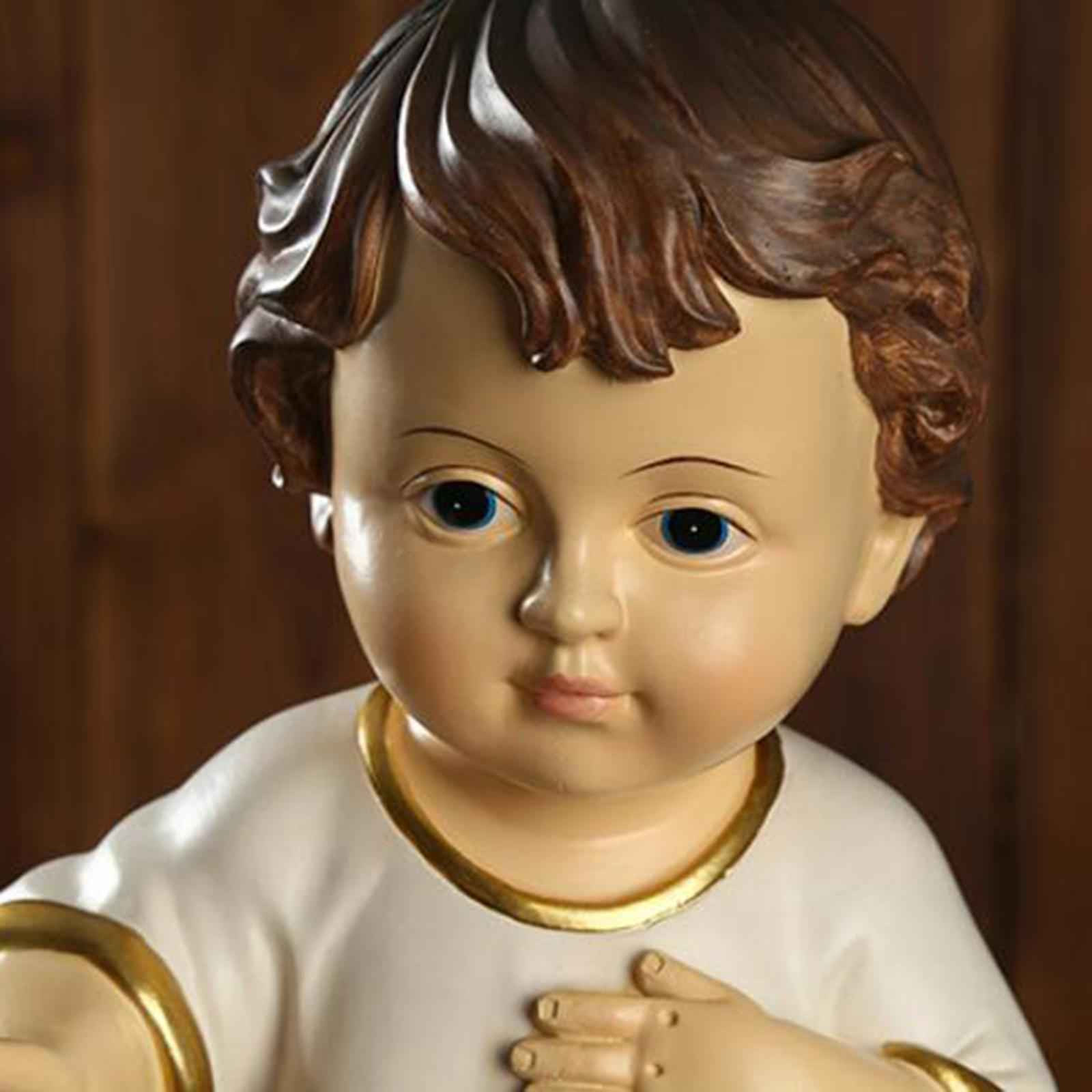 Jesus Baby Figurine Christmas Ornament Religious Jesus Statue for Desk Decor