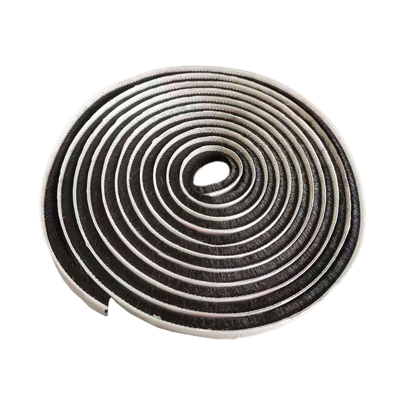 32.8ft Brush Seal Self Adhesive for Door Window Weatherstrip Sealing Strip Black