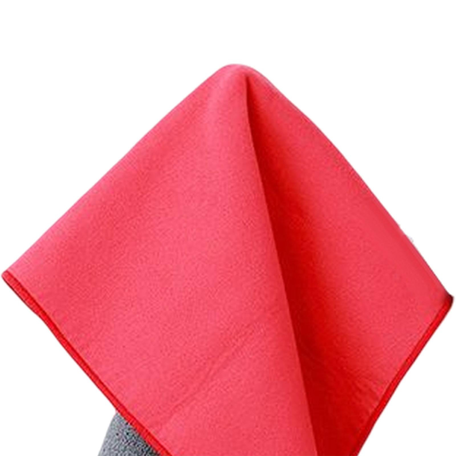 4xCar Wash Drying Towel Reusable and Washable Spotless for Car Washing Drying red 30cmx60cm