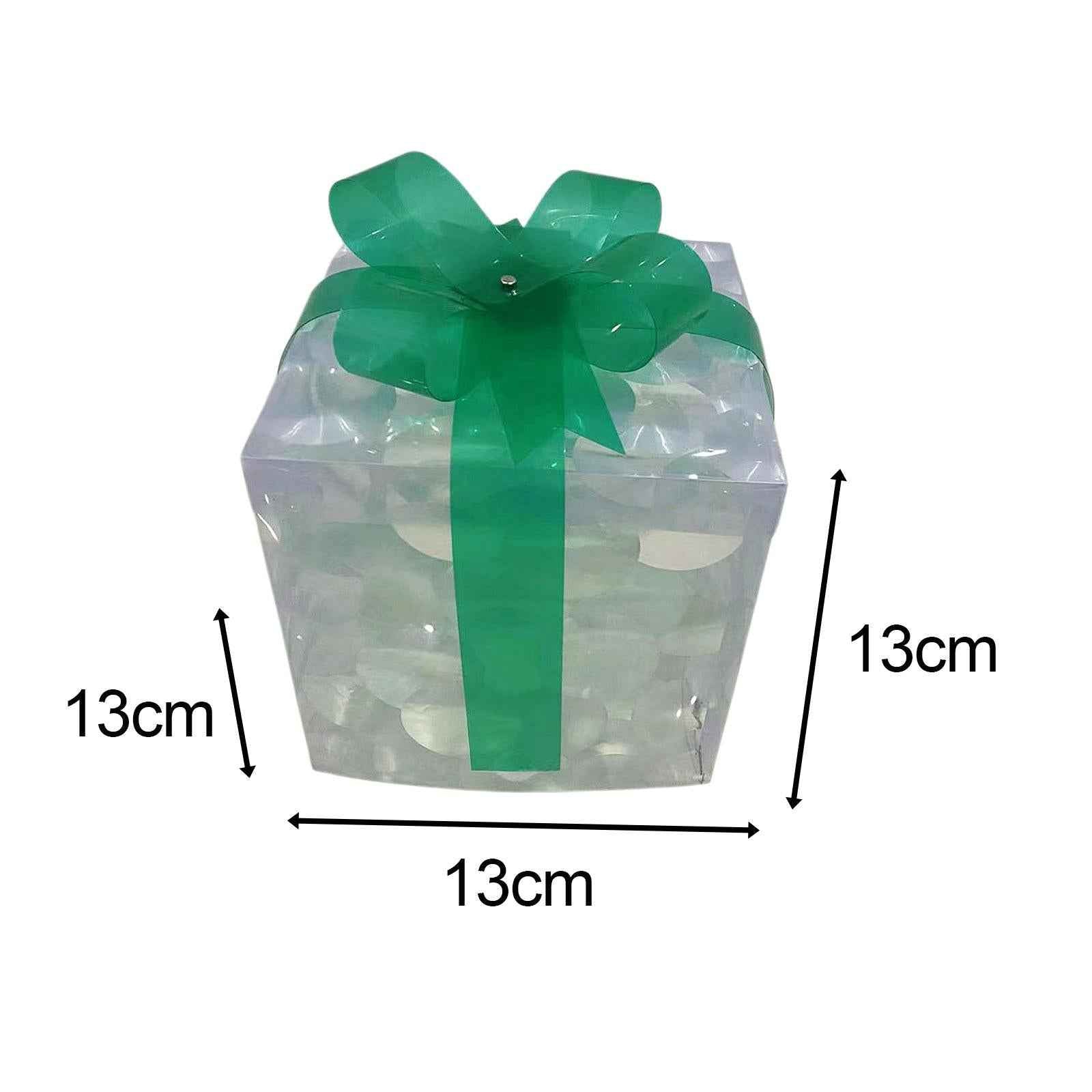 LED Lighted Gift Boxes Battery Operated Light up for Yard Anniversaries 13cm