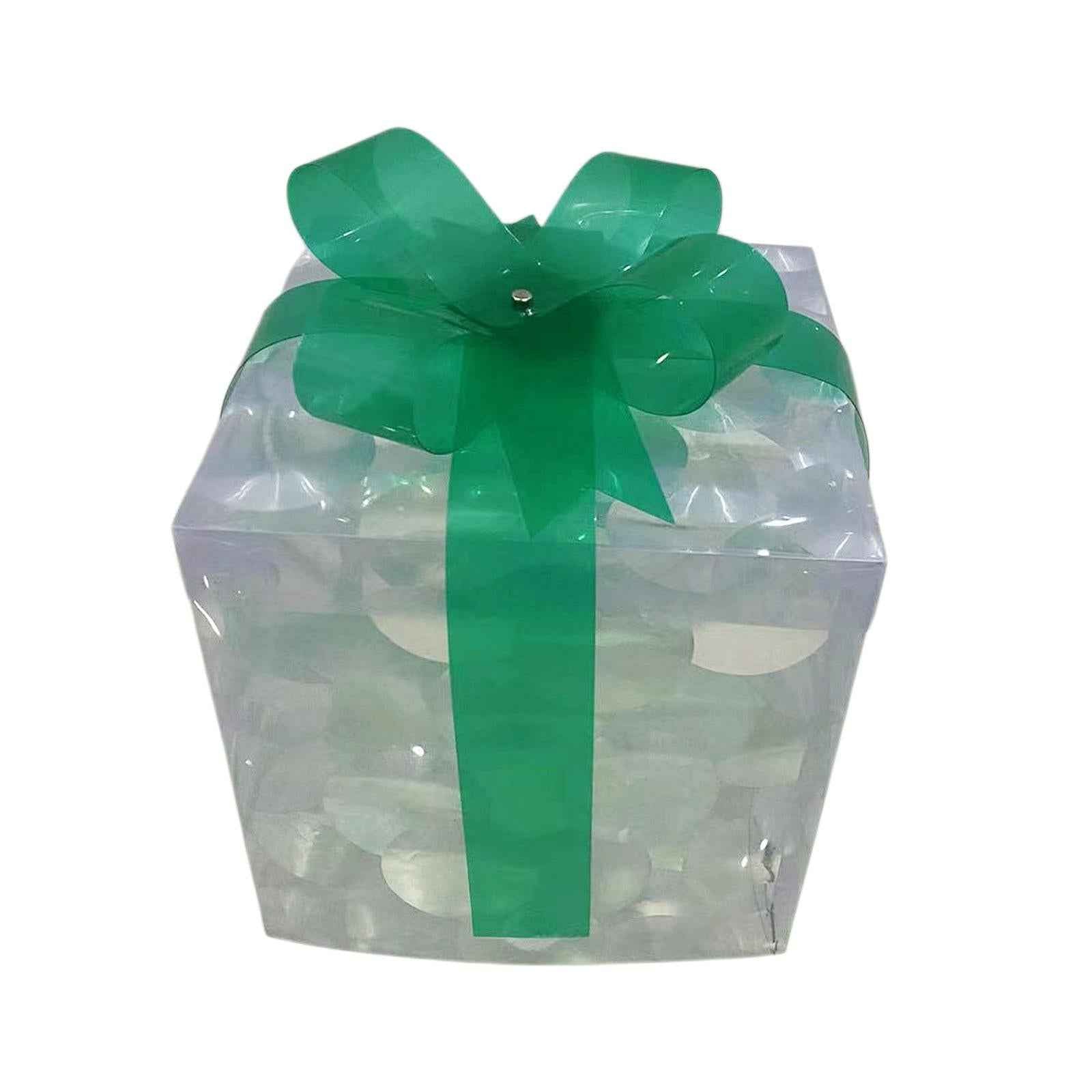 LED Lighted Gift Boxes Battery Operated Light up for Yard Anniversaries 13cm
