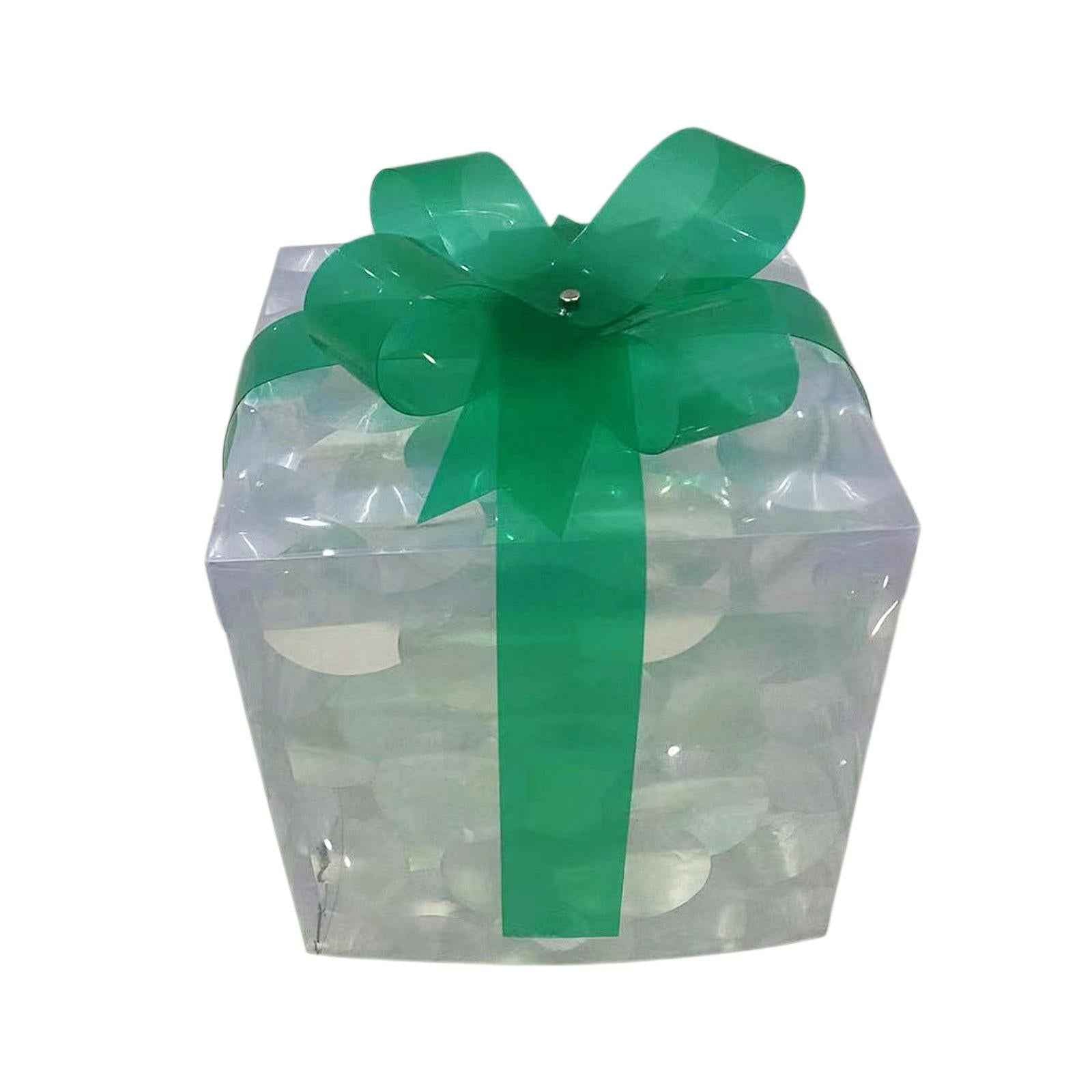 LED Lighted Gift Boxes Battery Operated Light up for Yard Anniversaries 13cm