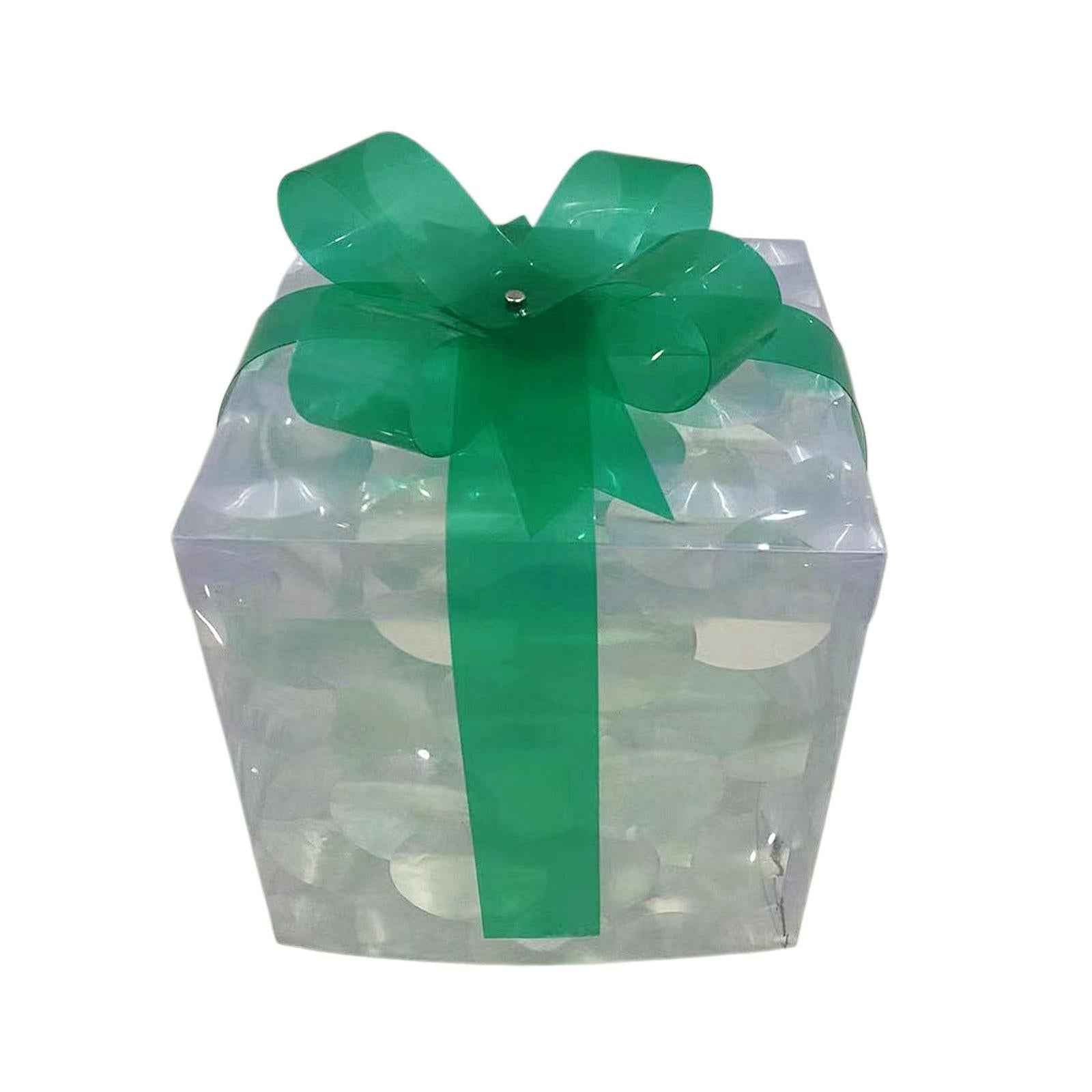 LED Lighted Gift Boxes Battery Operated Light up for Yard Anniversaries 13cm
