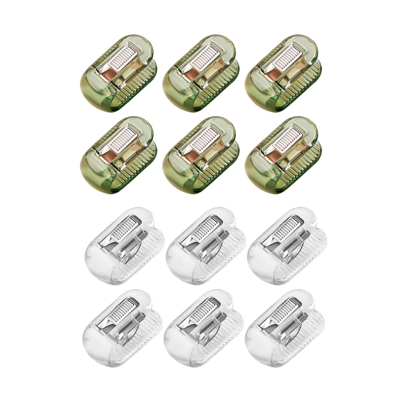 4x6 Pieces Bedroom Quilt Cover Clip Quilt Fixer Clip Quilt Clamp for Scarf Clear