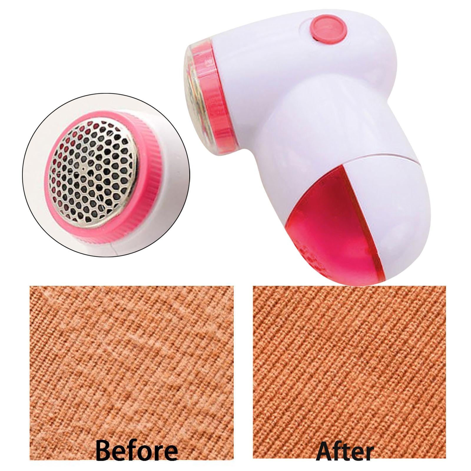 2xSmall Fuzz Remover Cleaning Tool Visible Box for Carpets Sofa Clothing Red