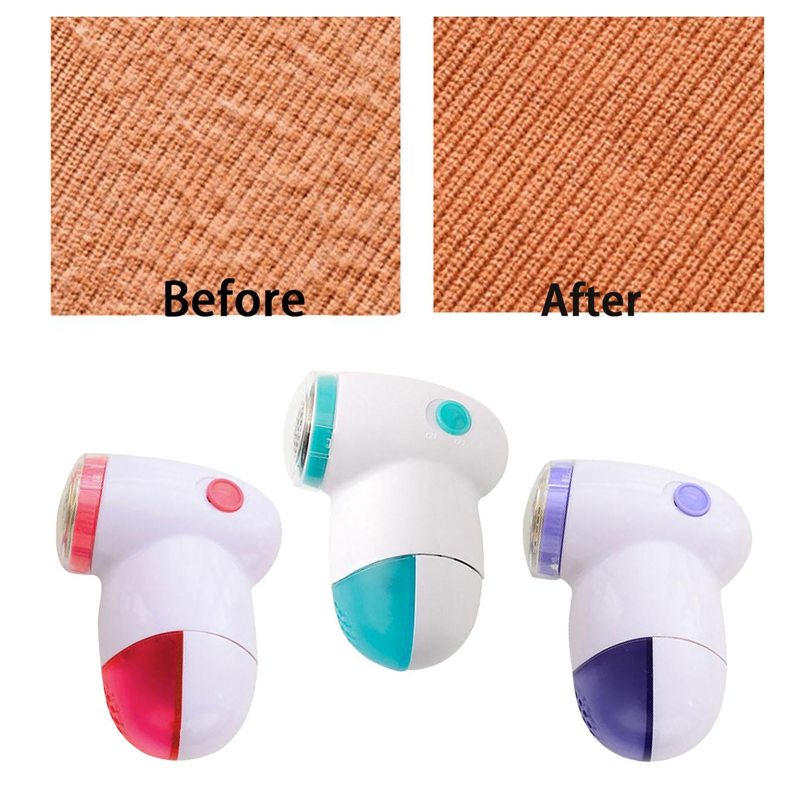 4xSmall Fuzz Remover Cleaning Tool Visible Box for Carpets Sofa Clothing Red