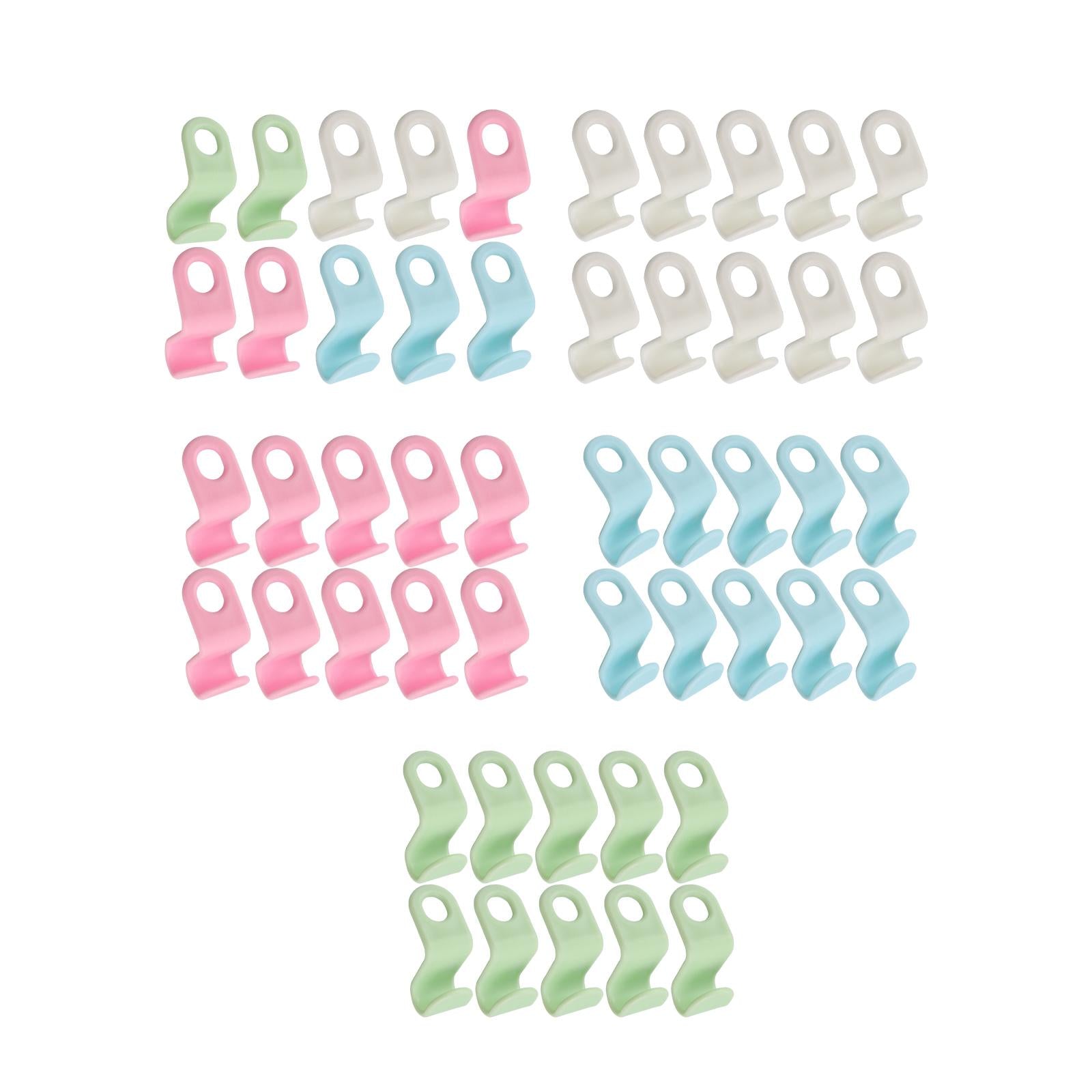 3x10x Heavy Duty Closet Cabinet Space Savers Hangers for Pants Caps Coats Mix