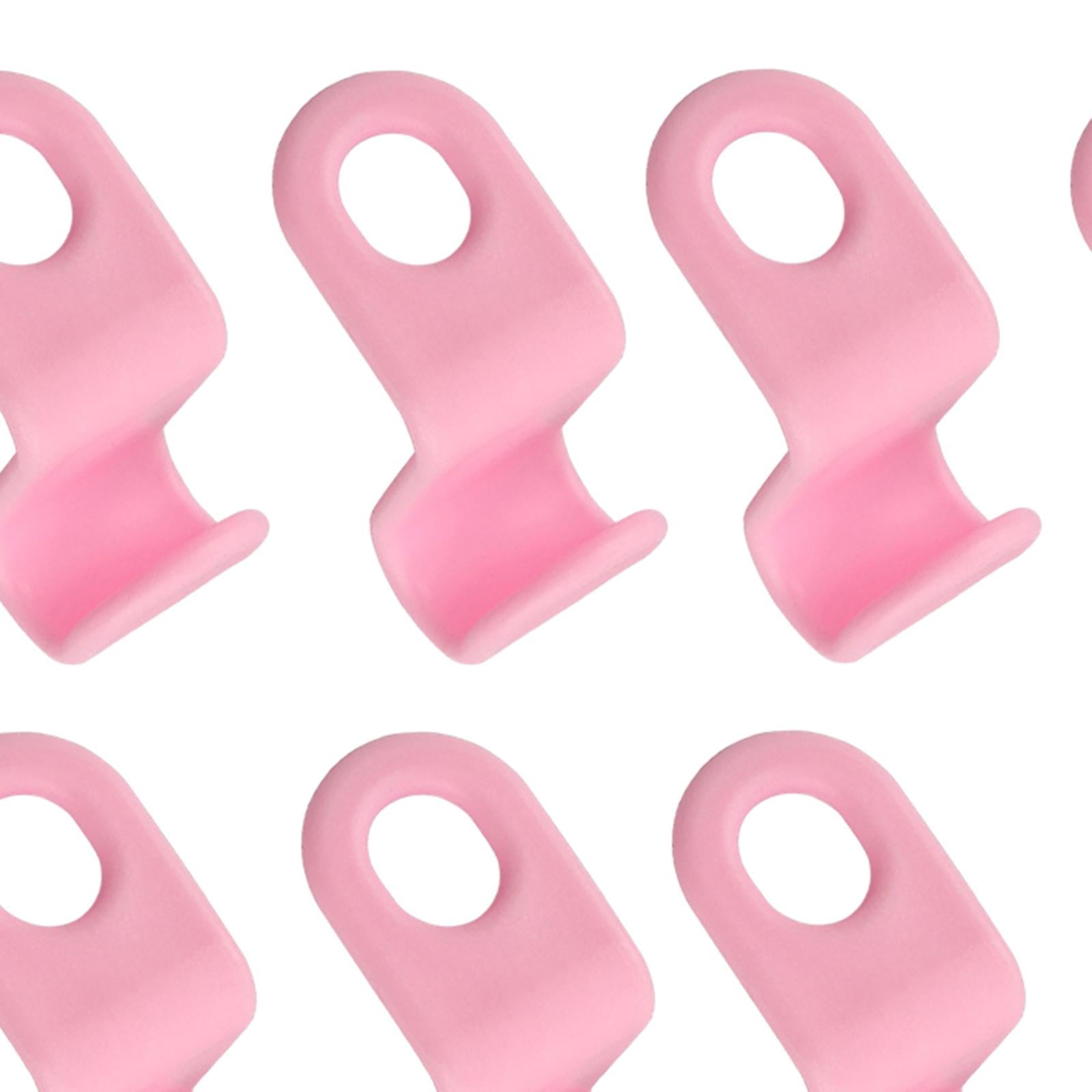 3x10x Heavy Duty Closet Cabinet Space Savers Hangers for Pants Caps Coats Pink