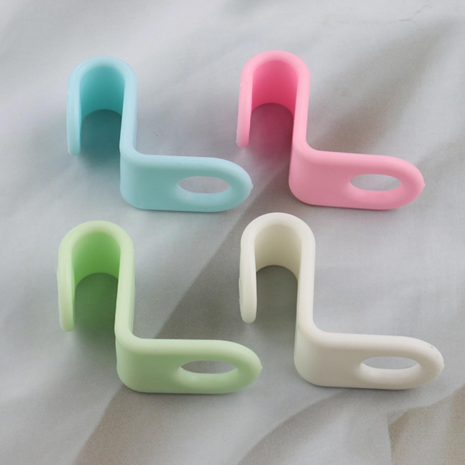 4x10x Heavy Duty Closet Cabinet Space Savers Hangers for Pants Caps Coats Green