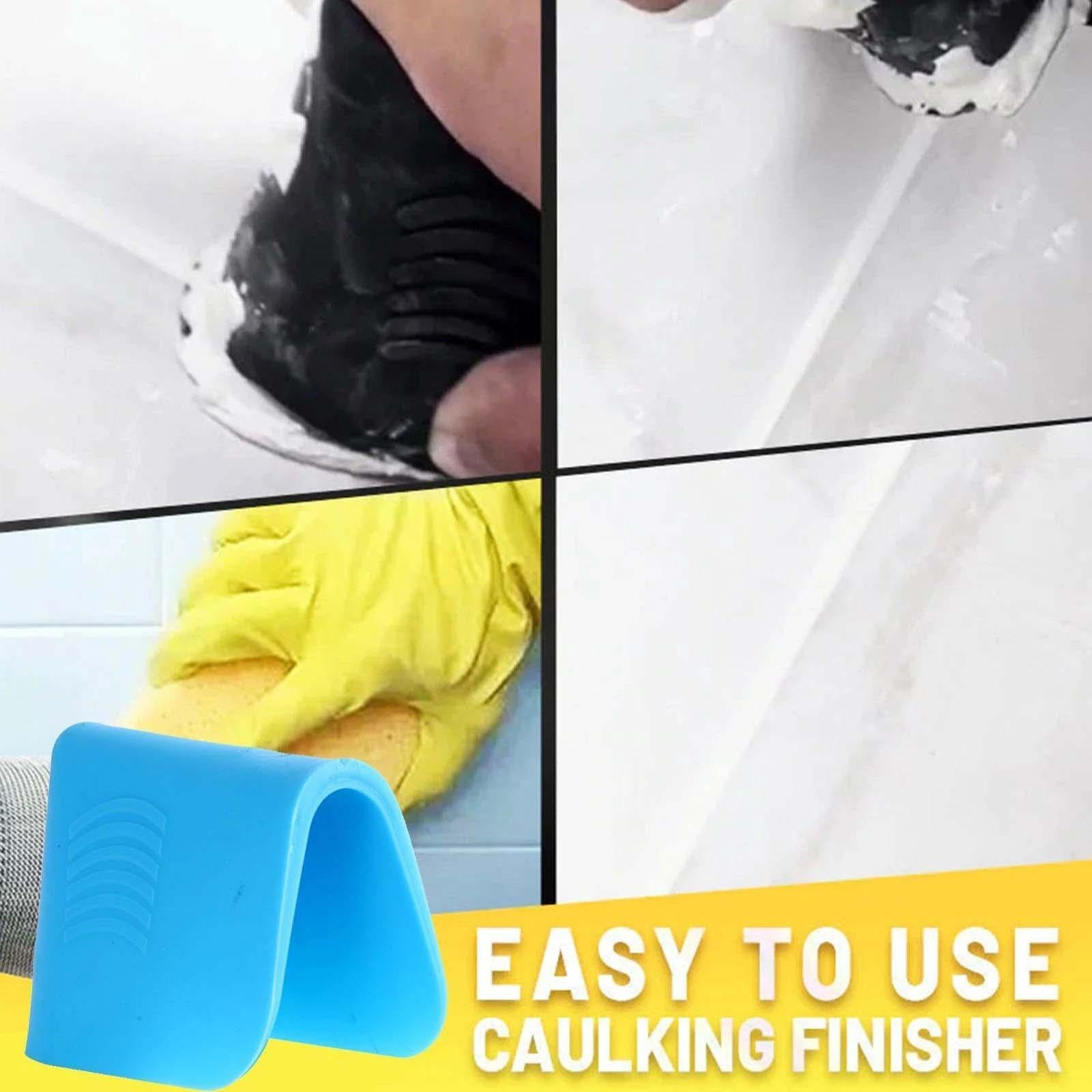 2xCaulking Finisher Tool Caulk Applicator Tool Caulking Finisher Grout Scraper