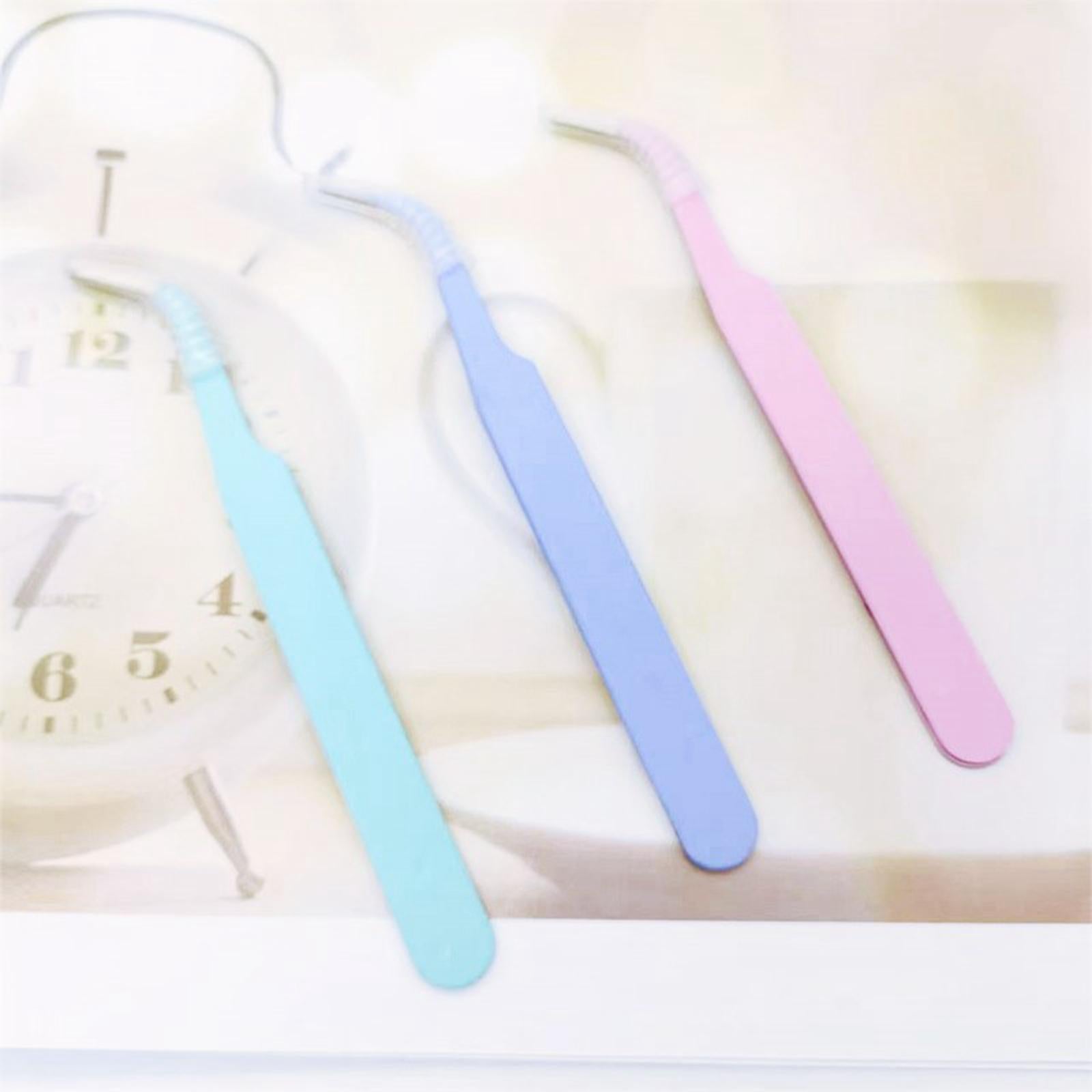2x3x Eyelash Extension Tweezers Precision Tweezers for Stickers Jewelry Making