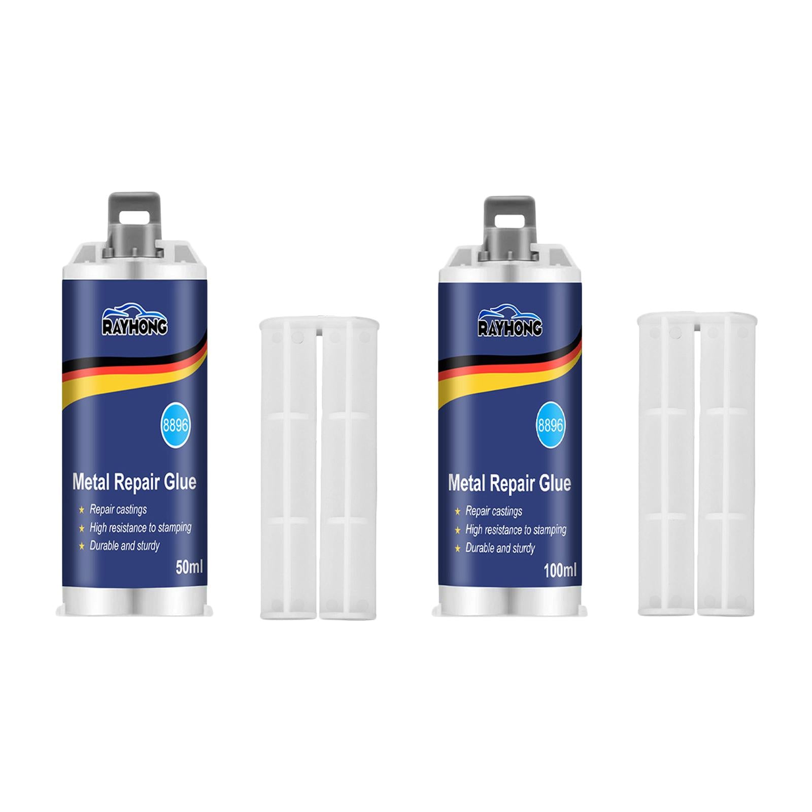 3xMetal Repair Glue High Temp for Castings Repairing Defects Abrasion Fracture 50ml
