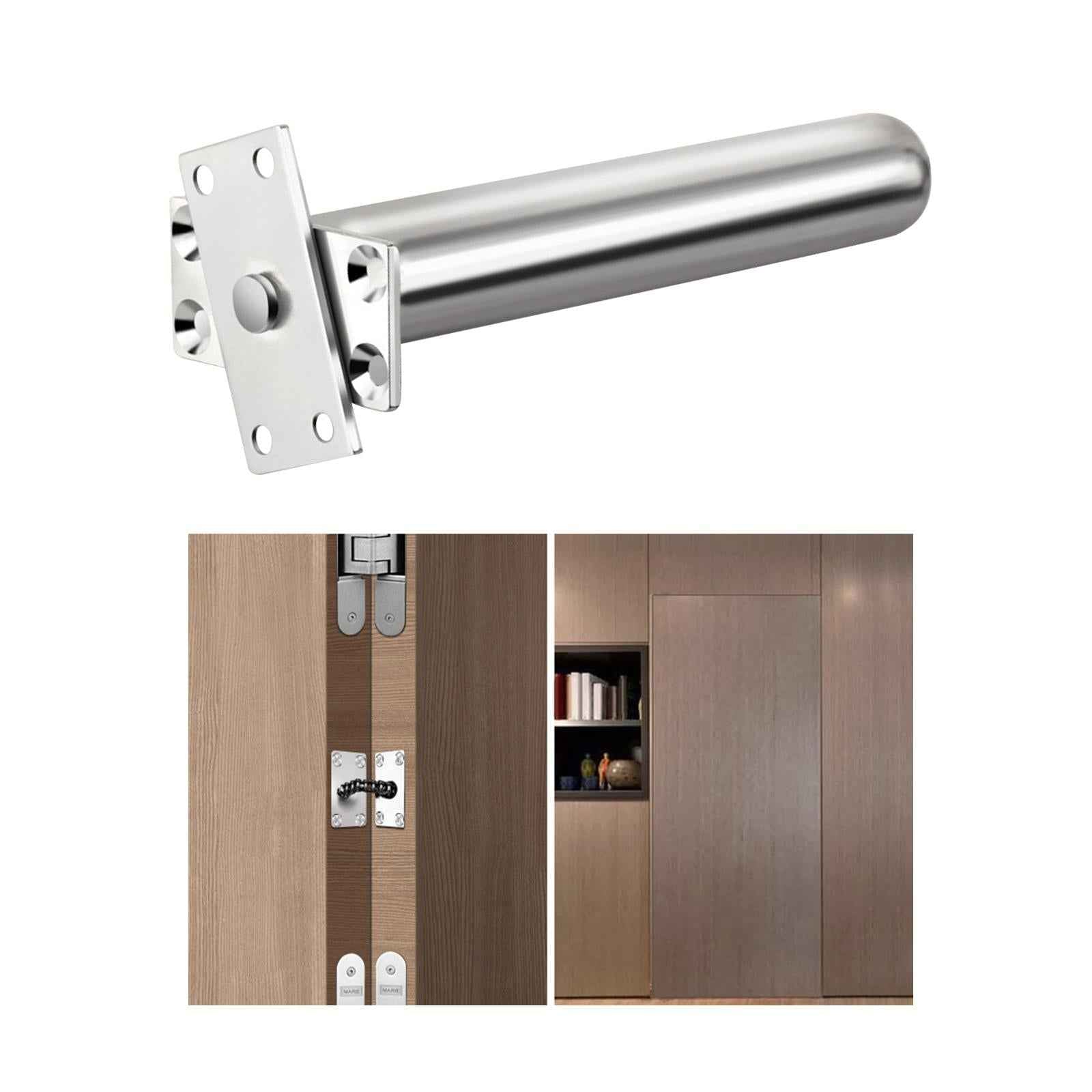 Automatic Door Closer Invisible Door Closer Self Closing for Home Bedroom Silver