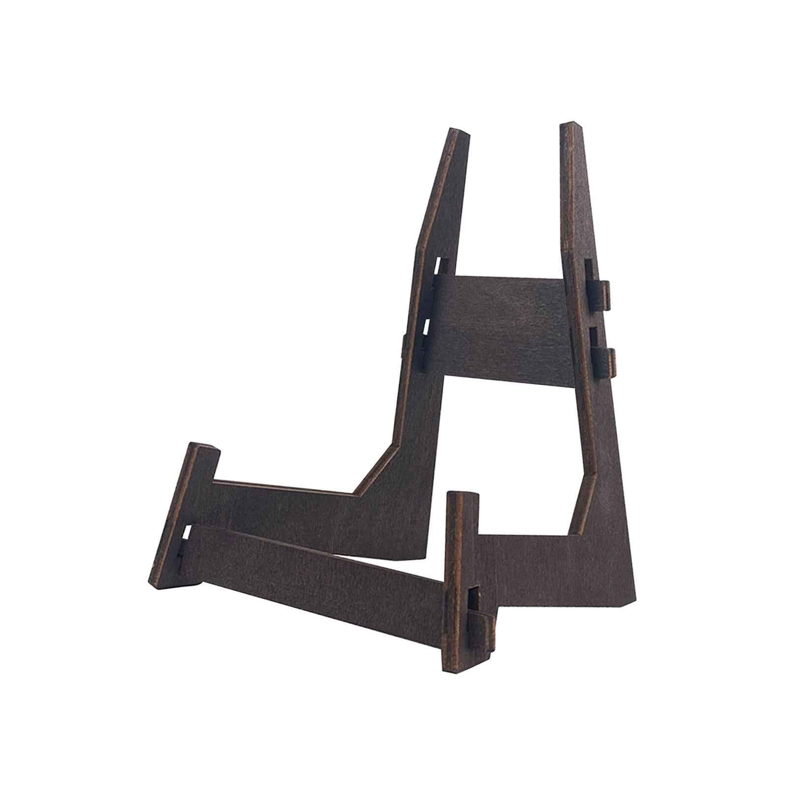 Photo Holder Stand Decorative Tabletop Easels for Platter Artworks Round Tea 6inch