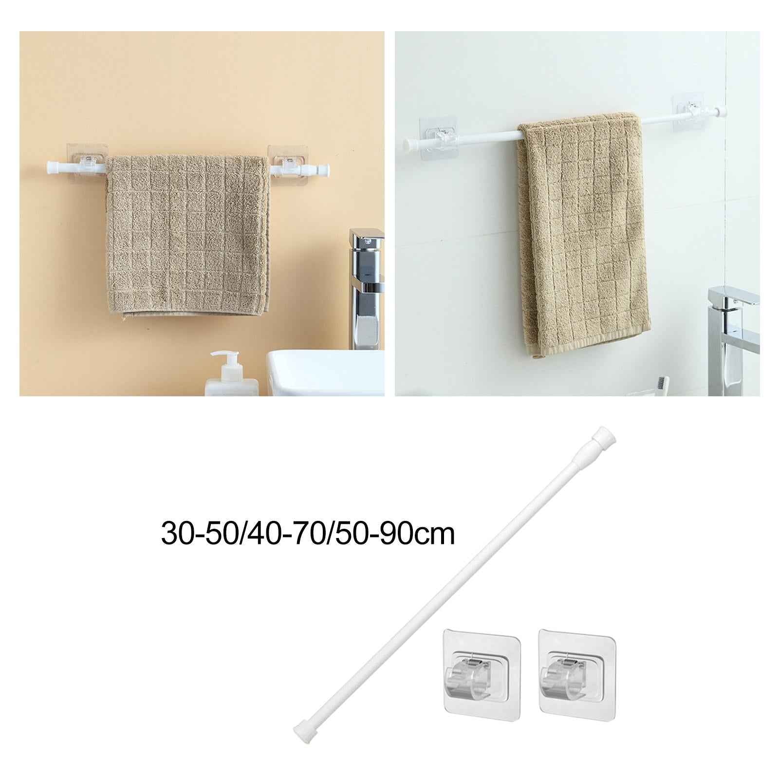 Telescopic Curtain Rod Spring Curtain Rod for Doorway Bedroom Cupboard 30cm to 50cm
