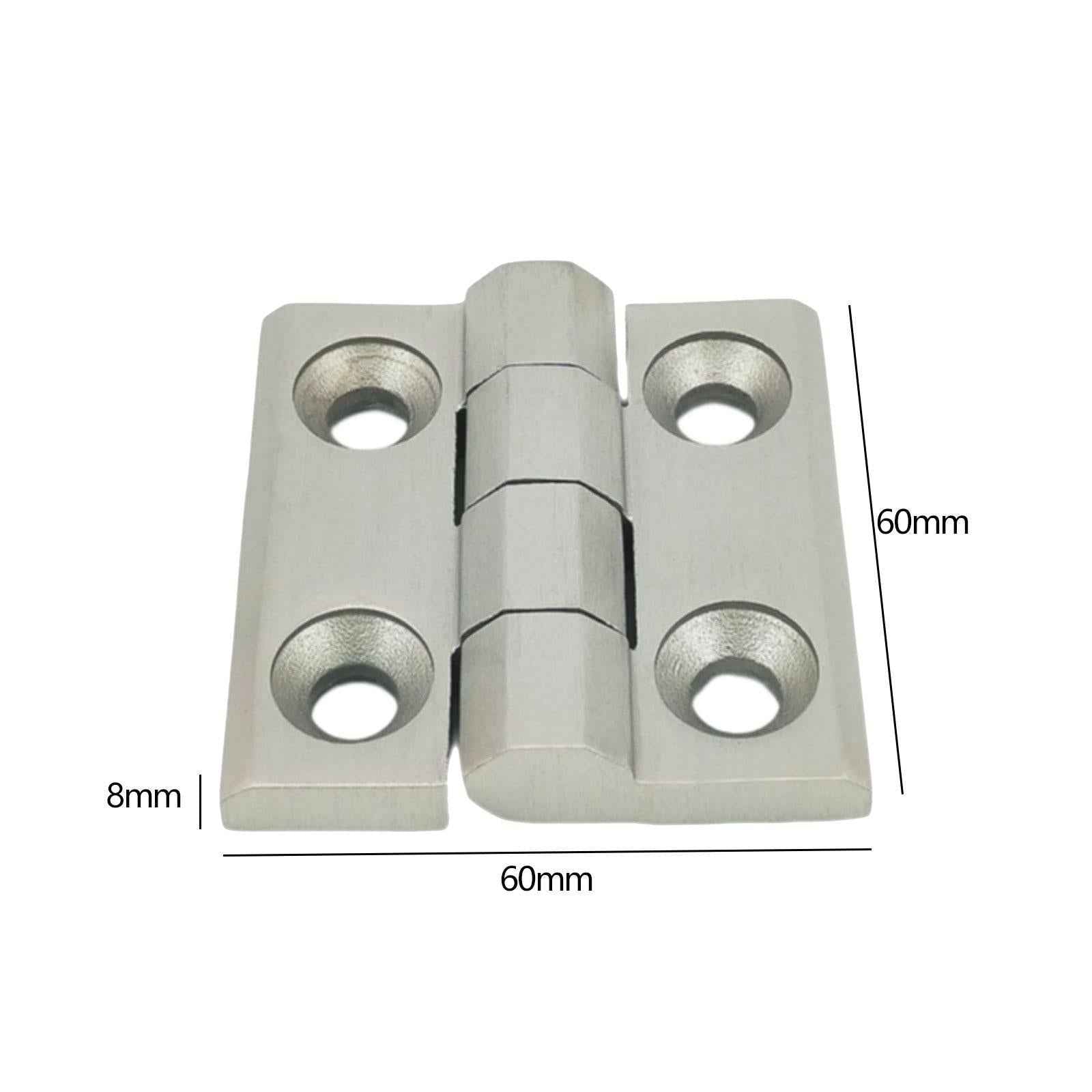 Heavy Duty Hinges Cabinet Door Hinge Versatile Hardware for Lockers Cabinets 6x6x0.8cm